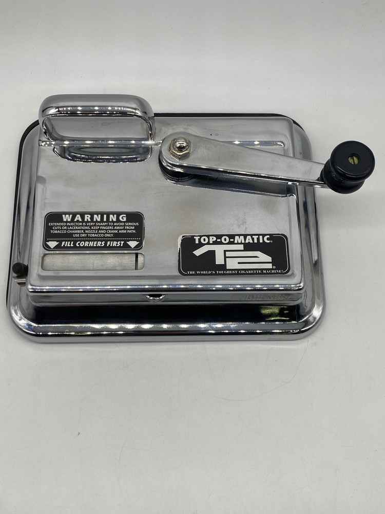 Top-O-Matic Cigarette Machine T2 Rolling Machine Working