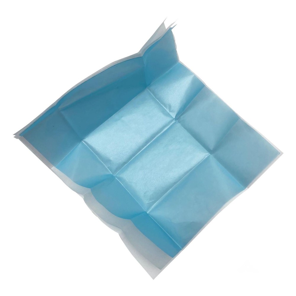 25Pcs White & Blue Universal Parcel Papers Diamond Display Store Protect Stones