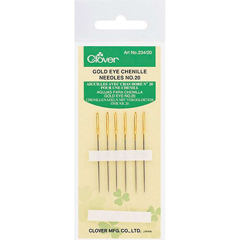 Gold Eye Chenille Needles Size 20 6/Pkg