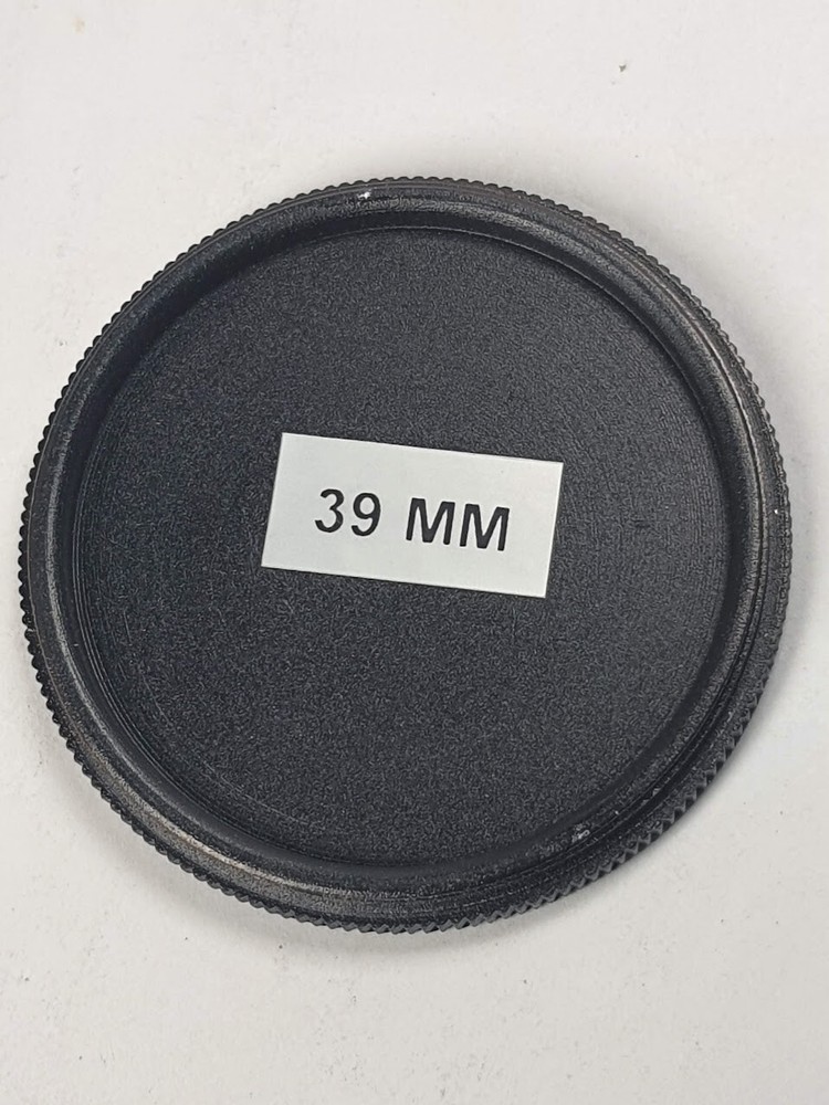 39mm Metal Front Lens Cap Screw-in 39 mm E39 E-39 High Quality Solid one pc