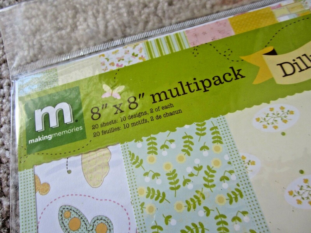Making Memories Dilly Dally 8x8 multipack, 20 sheets