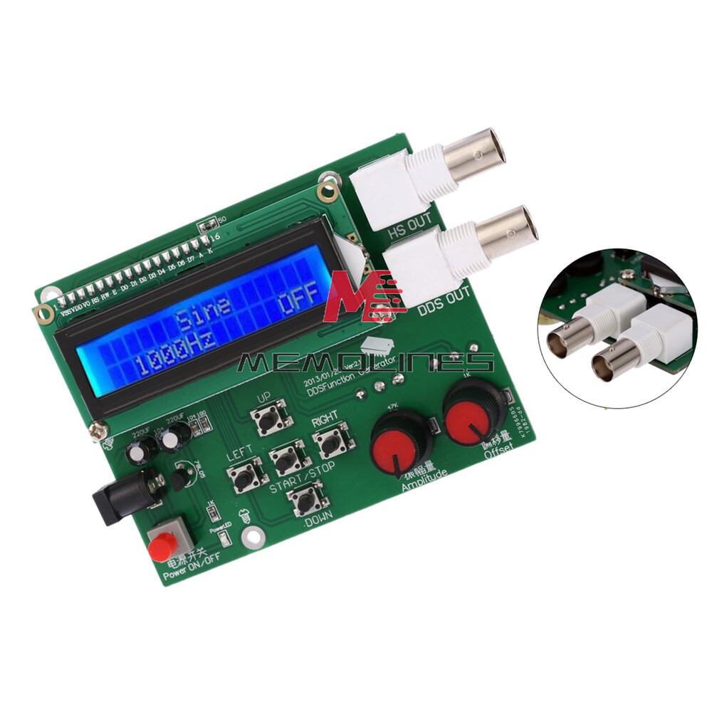 LED DDS Function Signal Generator Module Kit Sine Square Sawtooth Triangle Wave