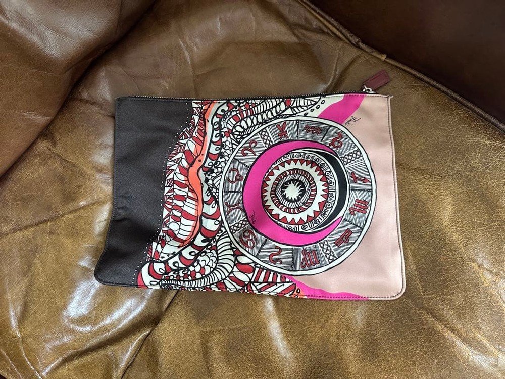 Emilio Pucci clutch bag constellation design