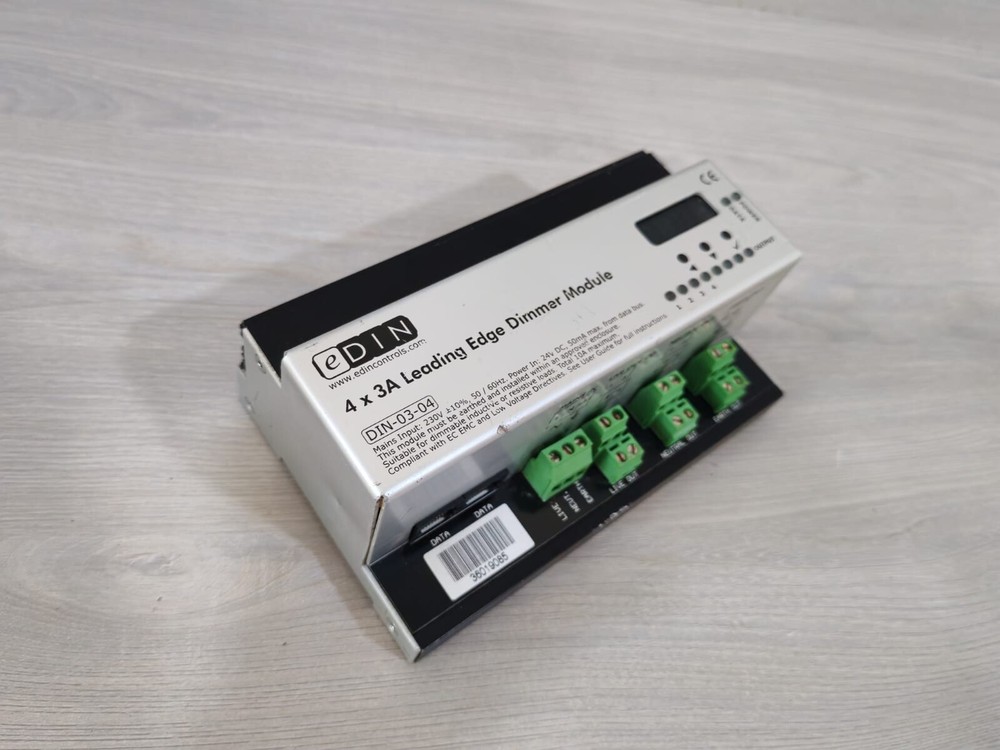 eDIN DIN-03-04 | 4 X 3A LEADING EDGE DIMMER MODULE
