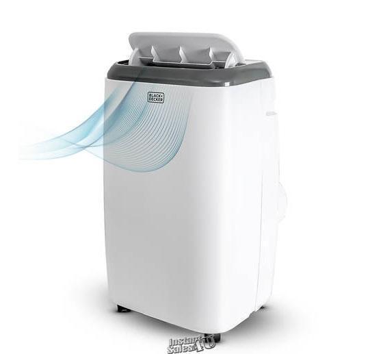 Black+Decker 6,000 BTU Portable AC White 115V portable air BPP06WTB