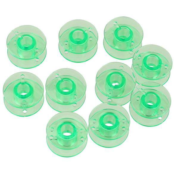 Bobbins (10pk), Class 15 - Plastic, Clear