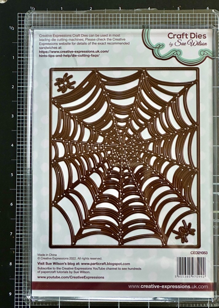 Creative Expressions HALLOWEEN - SPIDER'S WEB - Die Set, New