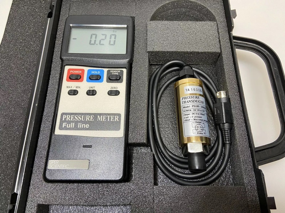 Sper Scientific Presure Meter 840053 full line
