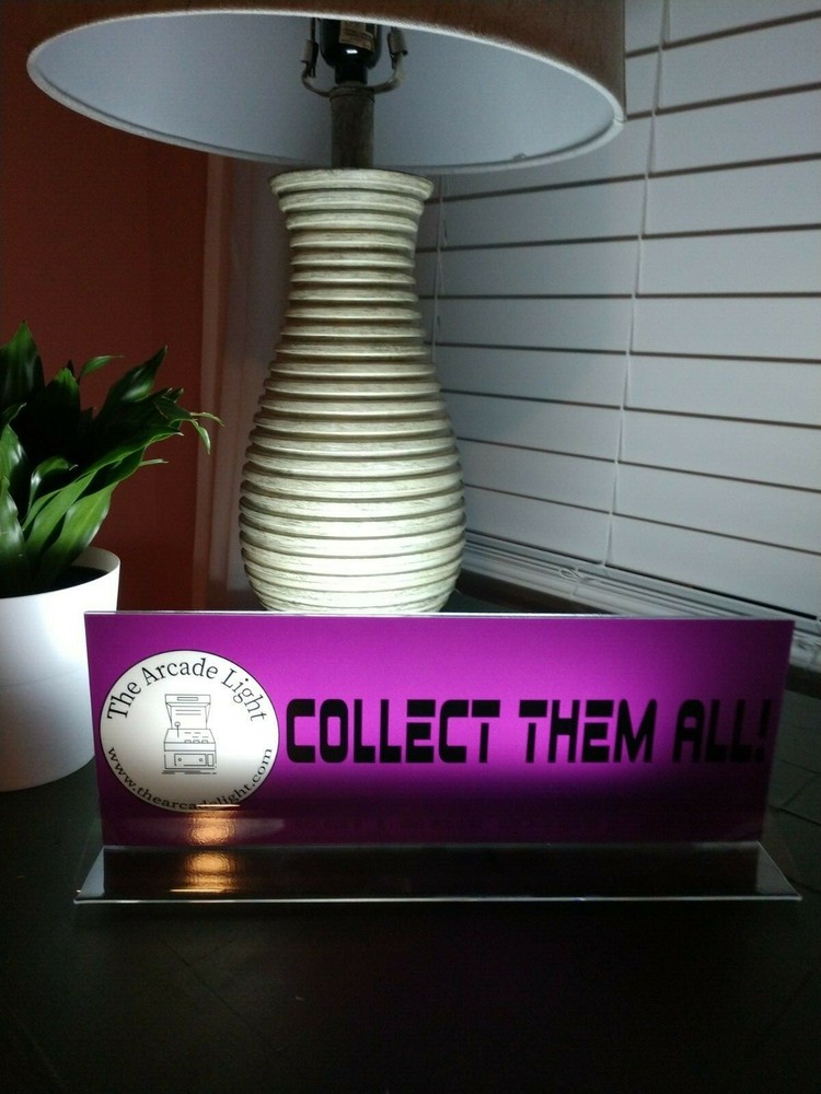 SCRAMBLE Backlit 4" x 11" Arcade Marquee by The Arcade Light