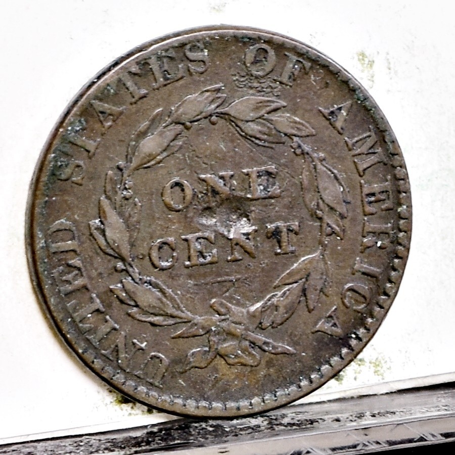 1822 Large Cent - VF Details, Surface Issues (56522-Z)