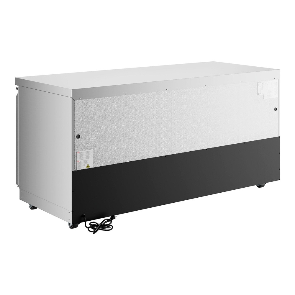 72" Front Breathing Undercounter Refrigerator