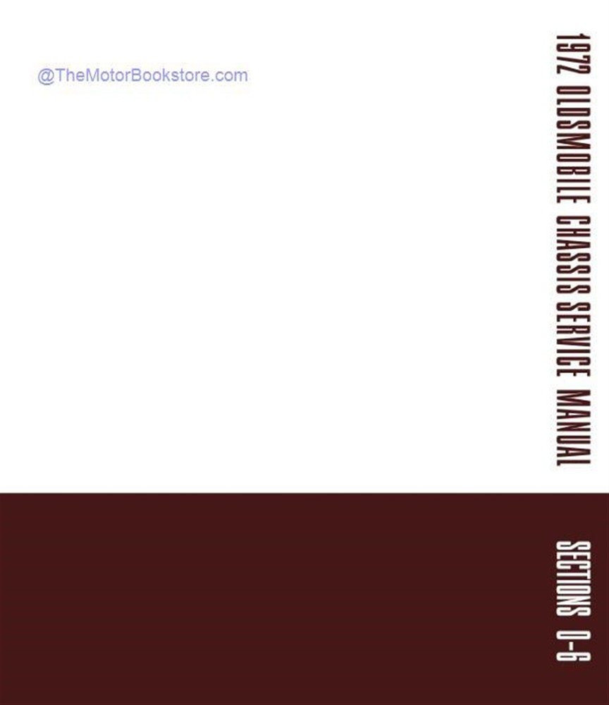 1972 Oldsmobile Chassis Service Manual