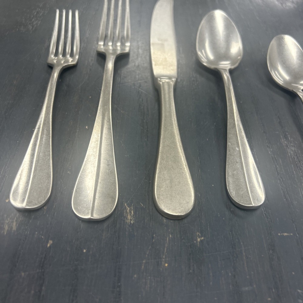 Metro Roma Peltro Stainless 5ps Placesetting