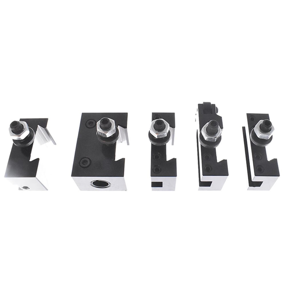6Pcs 250-100 Piston Tool Post Set Quick Change Swing 12 Inch