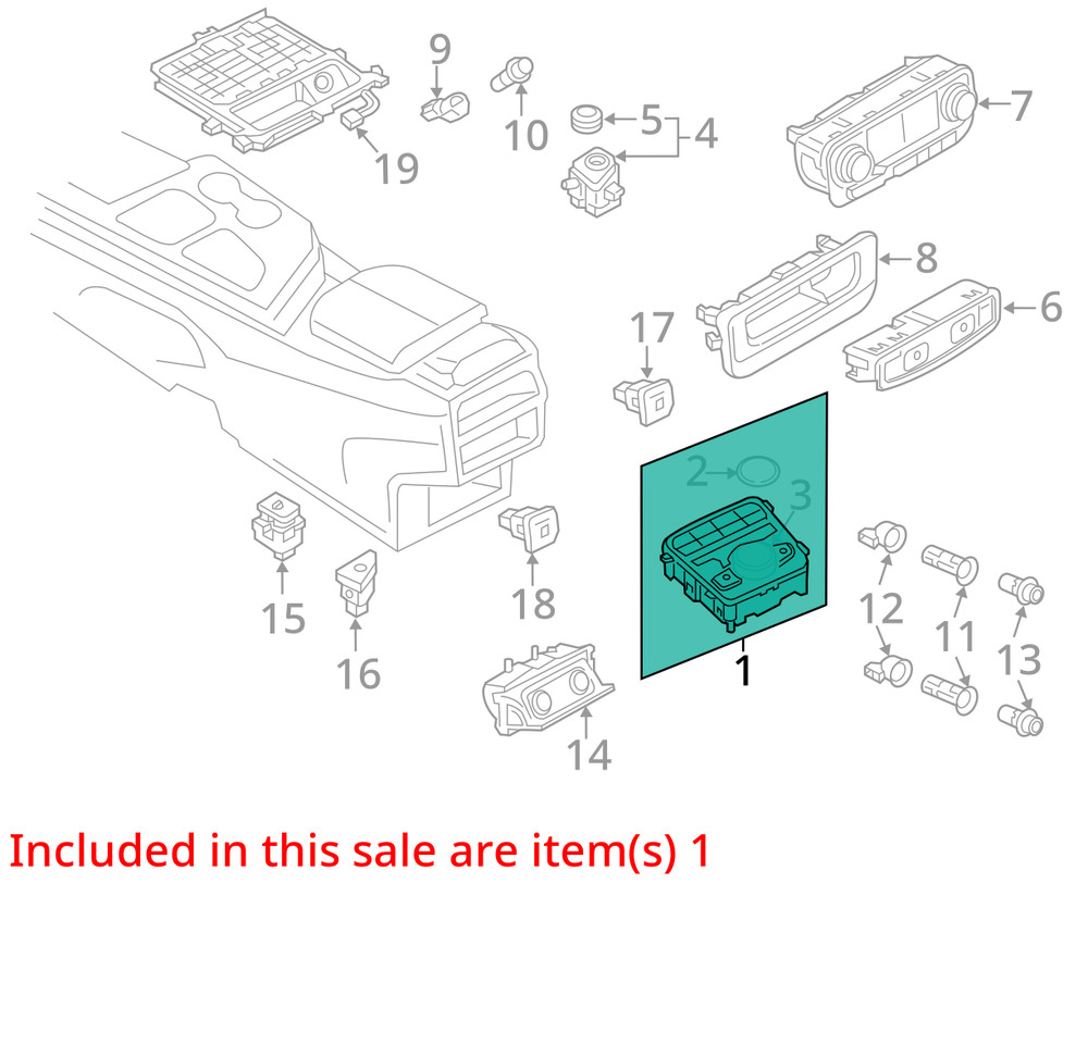 MULTIMEDIA CONTROLLER CONSOLE MTD OEM 17-19 Q7 AUDI 1YR WRNTY