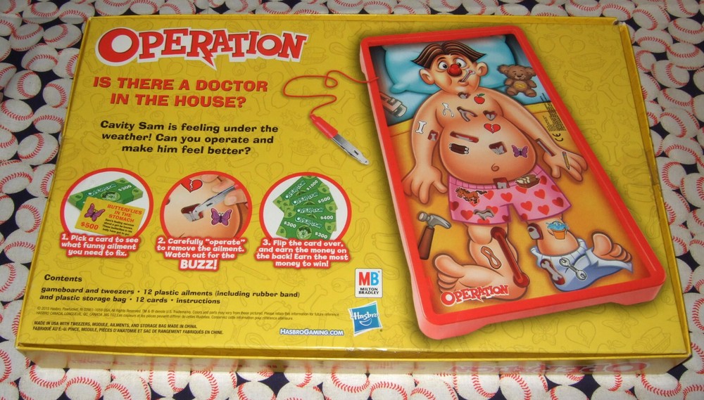 Operation Game Replacement Parts & Pieces 2015 Hasbro
