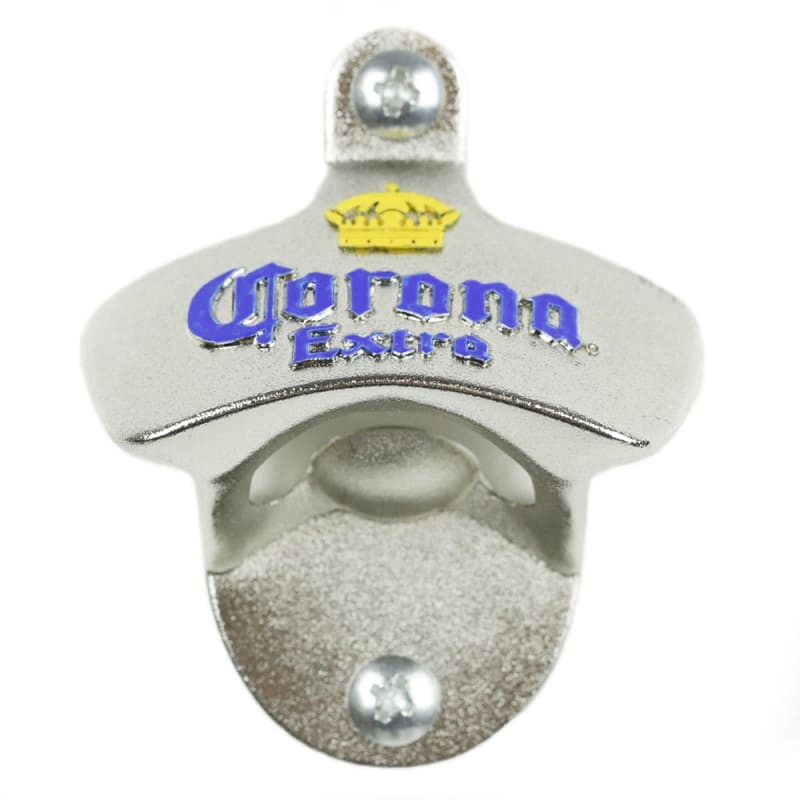 Wall Mounted Bottle Openers with Optional Cap Catcher: Theme Corona