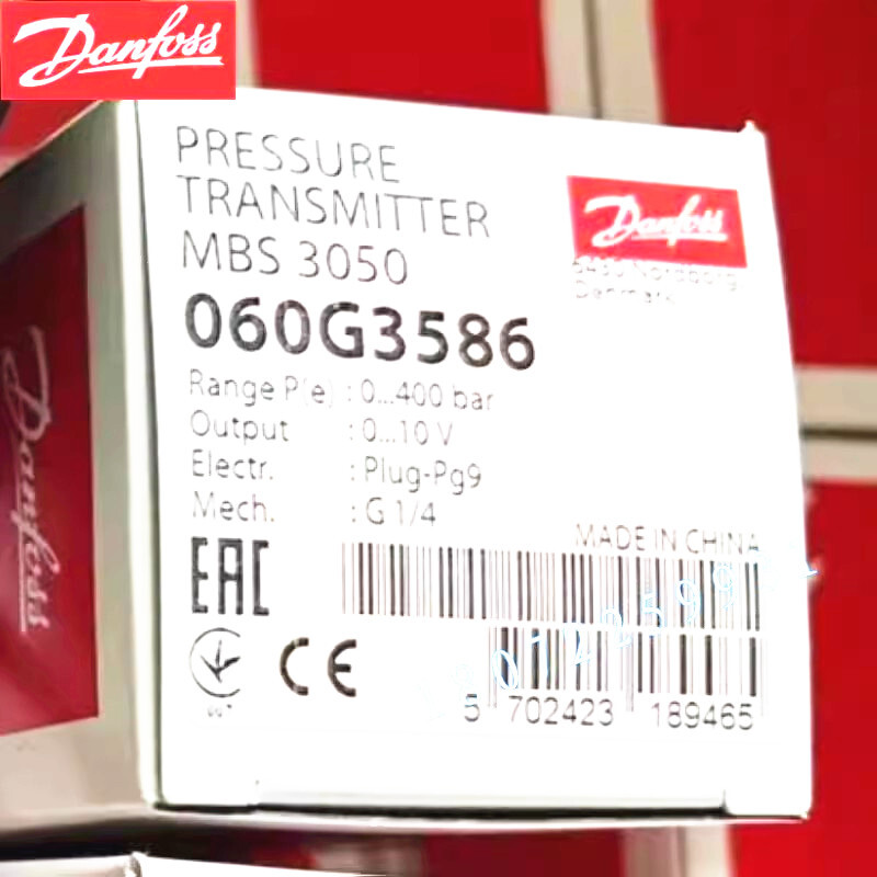 1pcs Danfoss Pressure Transmitter Sensor MBS3050 060G3586 0-400bar