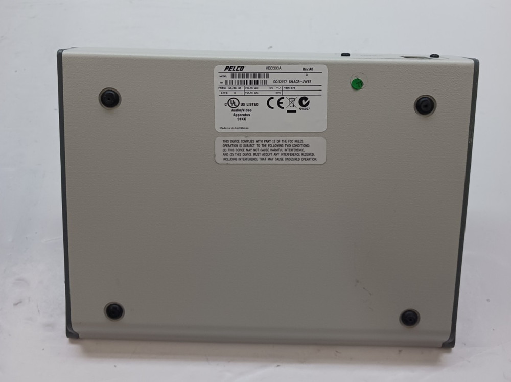 PELCO KBD 300A Camera Controller Untested/ Sold For Parts AS IS