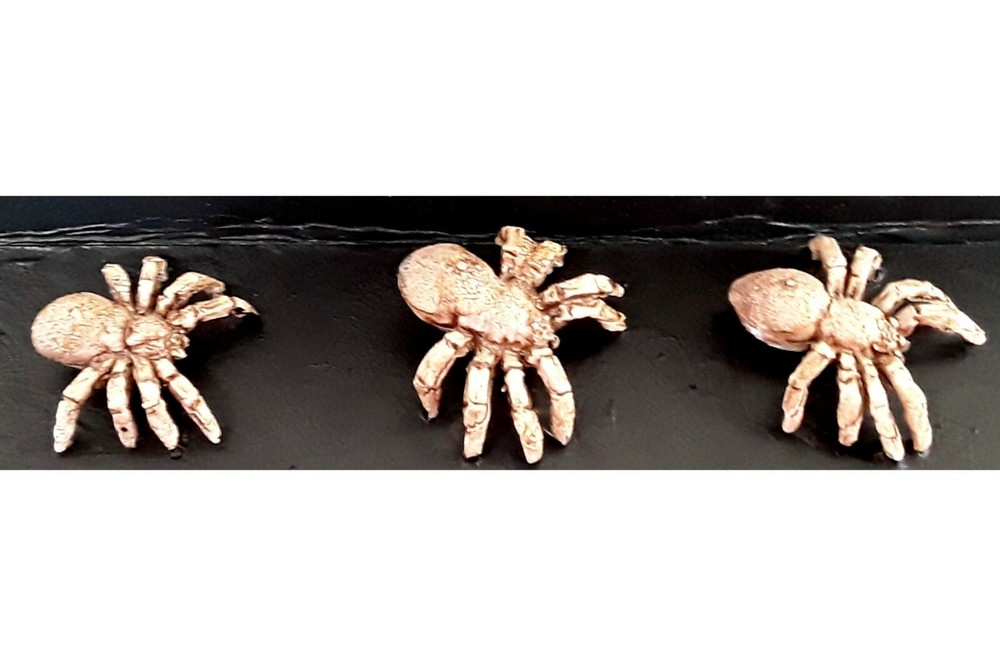 15mm Fantasy Dark Elf War Spiders & Packmaster (19 figures)