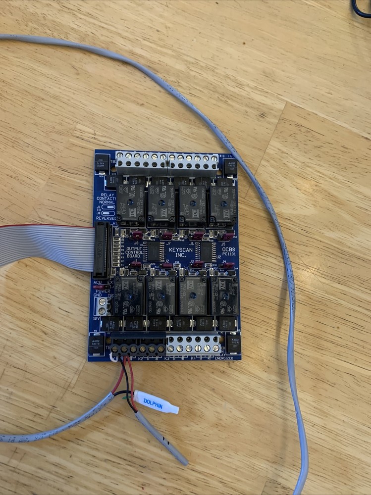 Dormakaba Keyscan Access OCB-8 Output Control Board Relay Board Tested & Working