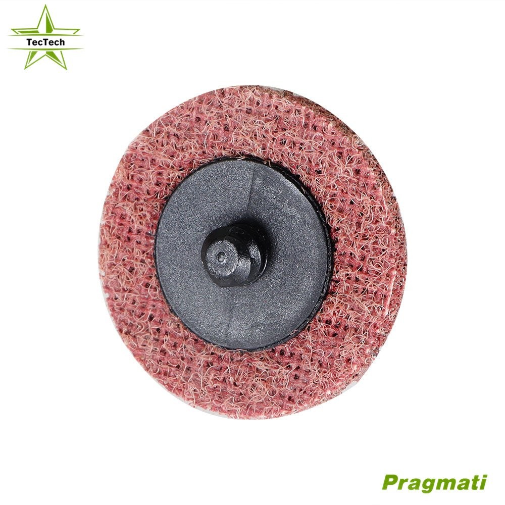 50Pack 2" Medium Surface Conditioning Discs Roll Lock Die Grinder Sanding Pads