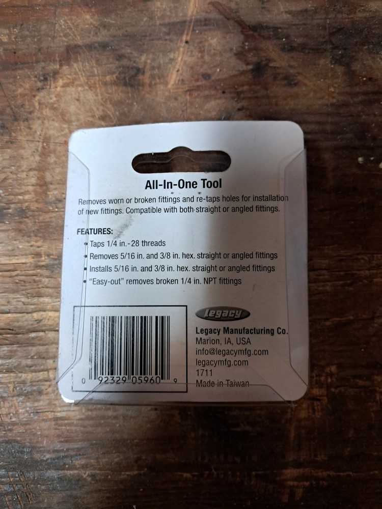 Workforce Grease Fitting Repair Tool