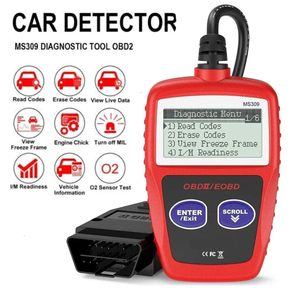Car Code Reader OBD2 Scanner Car Check Automotive Engine Fault Diagnostic Tool