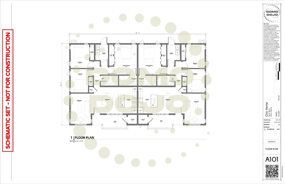 Chic Home Duplex Plans – PDF Downloadable Blueprint