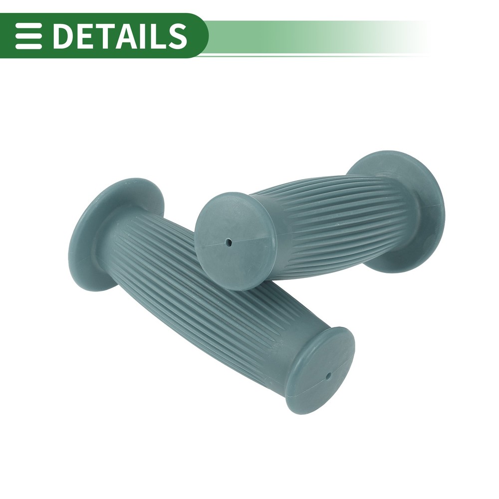 1" 25mm Motorcycle Knobs Handlebar Cover TPU Grey Blue