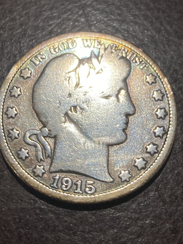 1915 Barber Half Dollar