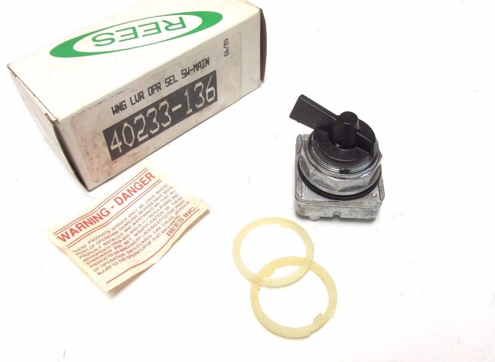 * NIB... REES Operator Selector Switch-Main Cat# 40233-136 .. WP-153