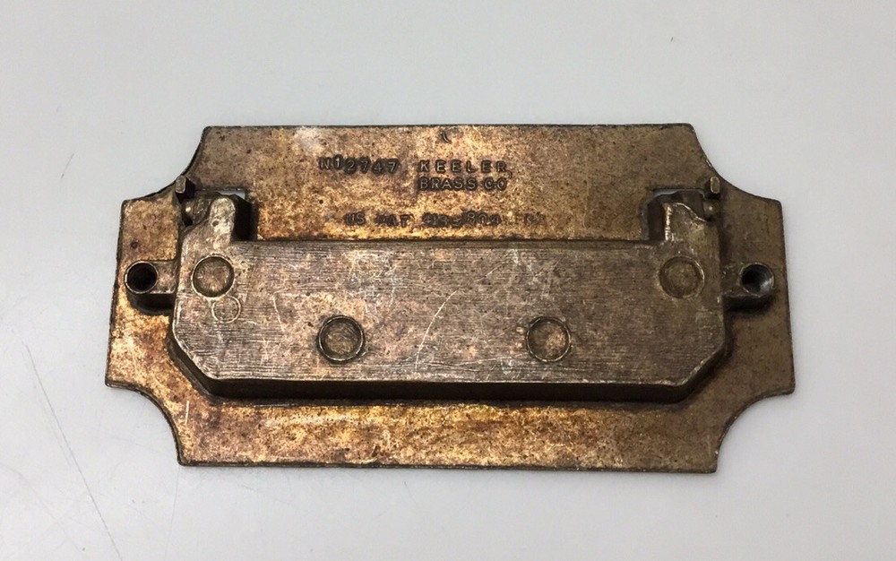 Brass Plate Recessed Draw Pull Keeler Brass Co.
