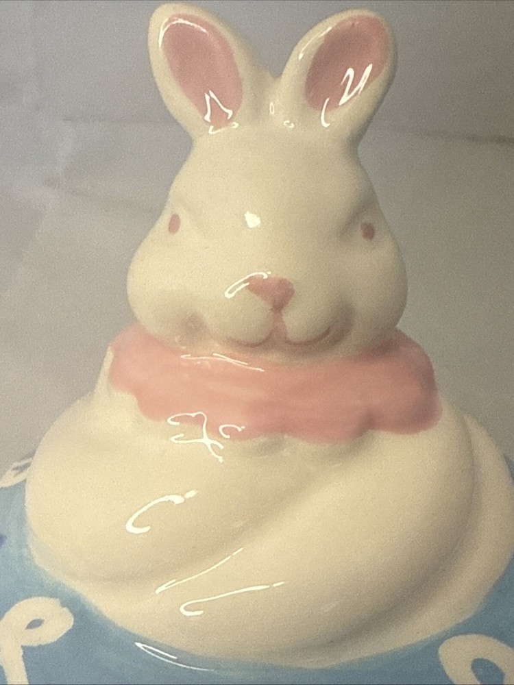 Easter Bunny Mini Cupcake Holder Spring Yellow Blue White Bunny/Rabbit Unbranded