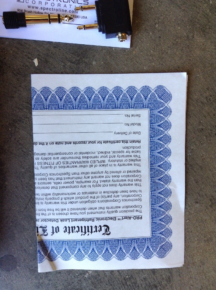 SPECTRONICS MDE-2000NC Ultrasonic Diagnostic Tool, NC