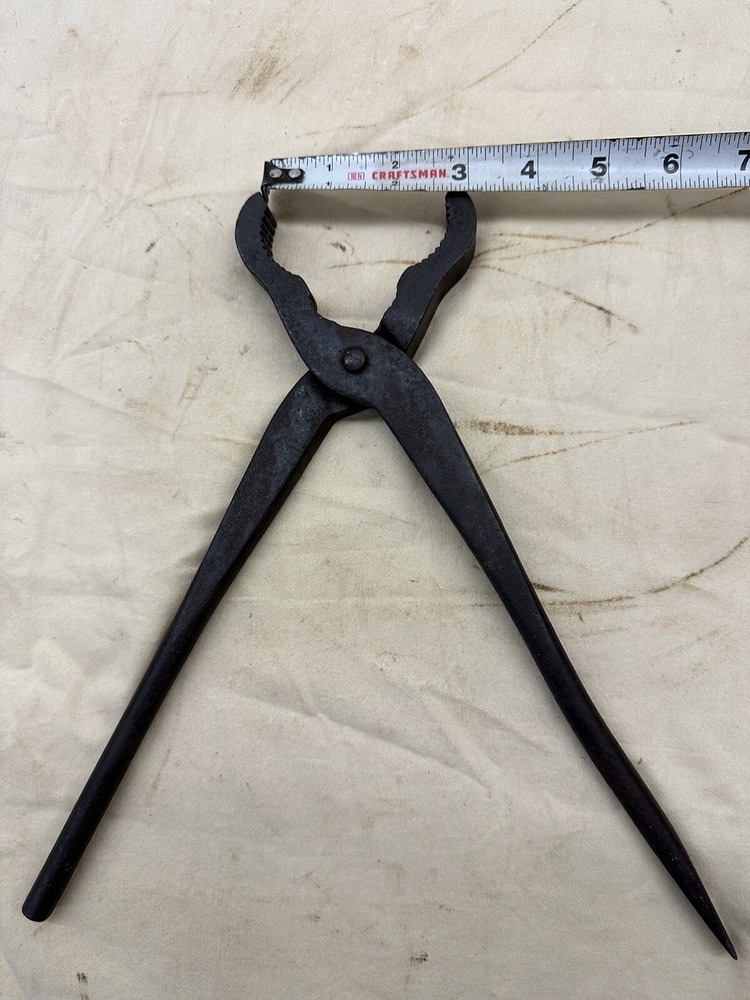 Unique Antique Iron Pipe Pliers ~ Squeeze Pipe Wrench