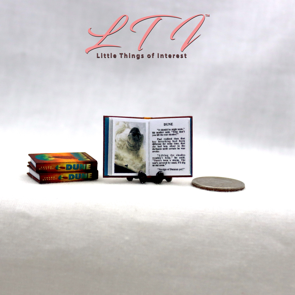 DUNE Miniature 1:12 Scale Illustrated Readable Book