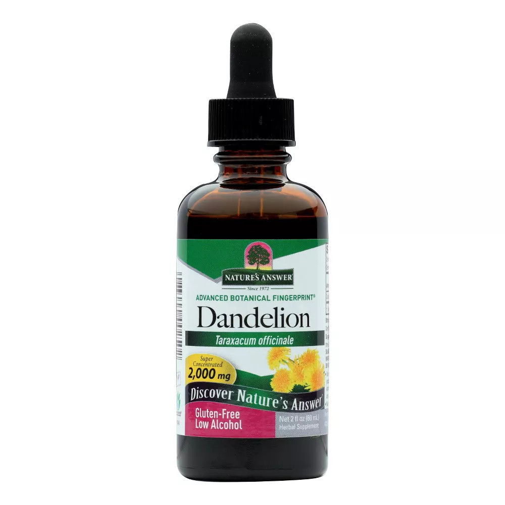 2-PACK / Natures Answer DANDELION ROOT - 2000mg - 2 oz - EXP: 04/2029