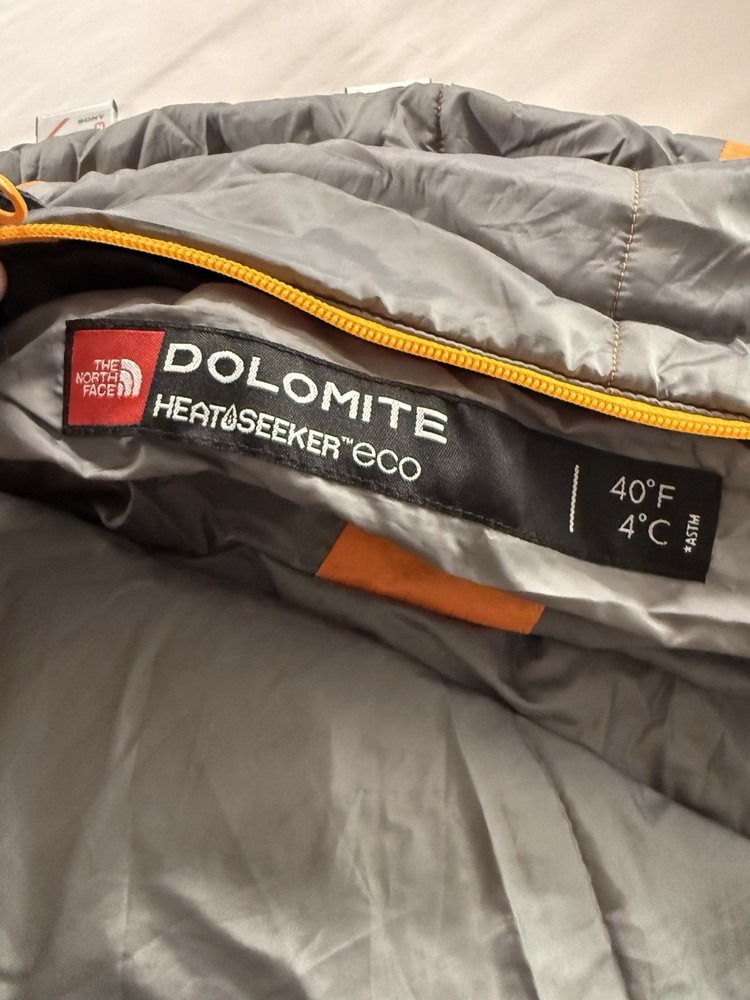 The North Face Dolomite Sleeping Bag 40F Rectangular Camping 32X86