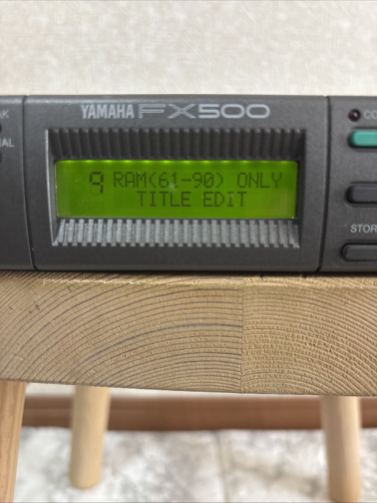 YAMAHA FX500 SIMUL-EFFECT PROCESSOR Guitar Effect TESTED JAPAN