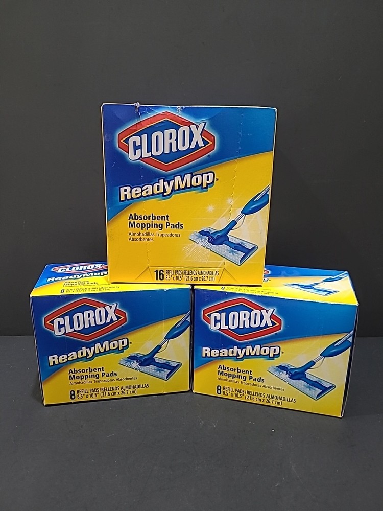 Clorox ReadyMop Absorbent Mopping Pads Refill Pads 32 Total