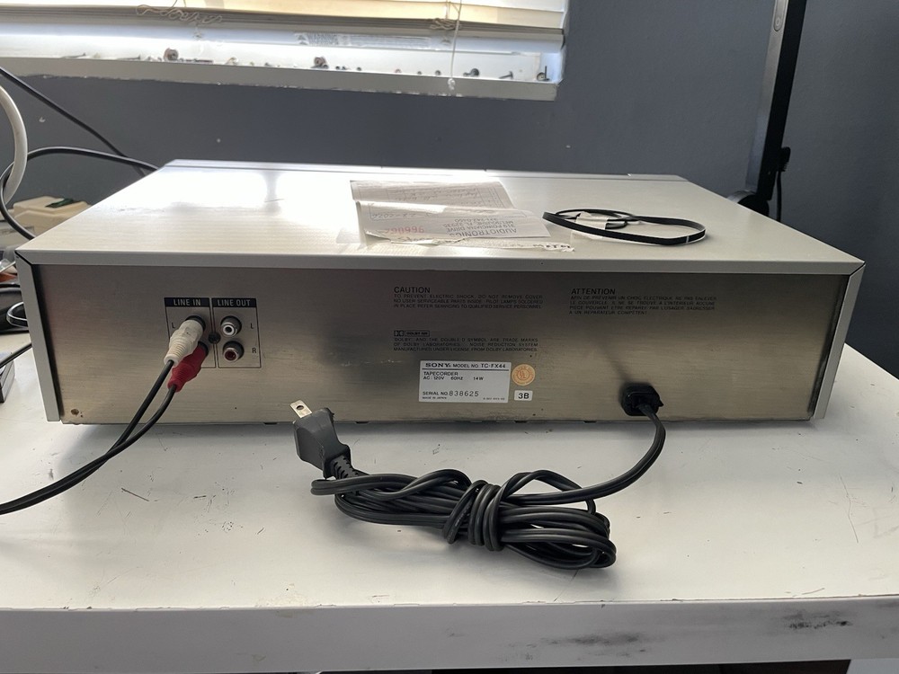 Sony Stereo Cassette Deck Player TC-FX4 (Serviced)