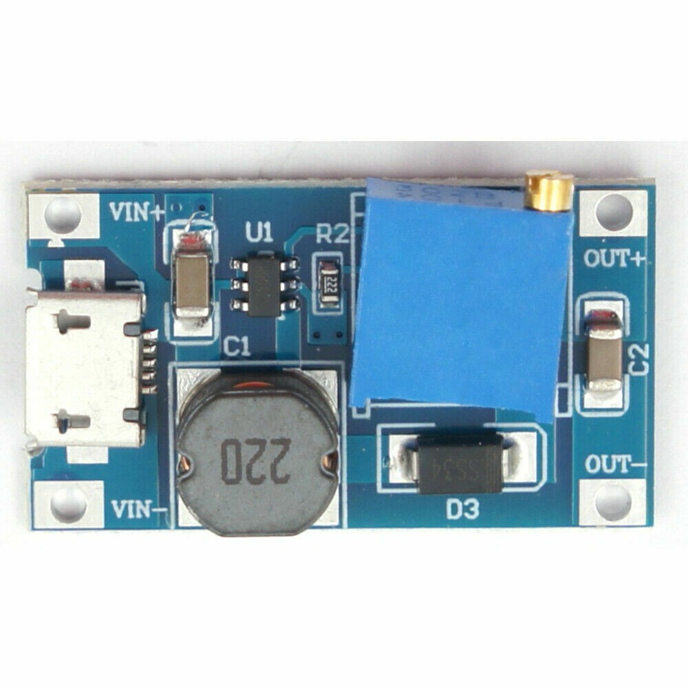 5pcs DC-DC Micro-USB Step Up Boost Module 2-24V IN 5-28V Output Power Converter