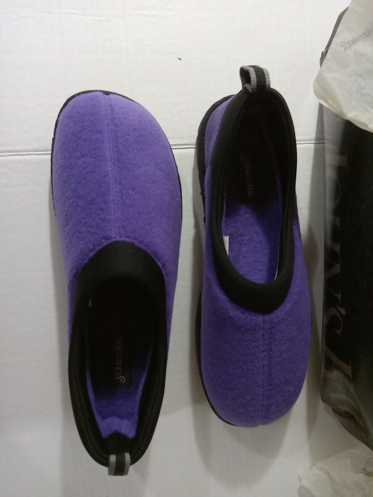 St. Johns Bay Slippers Size 7 Purple New