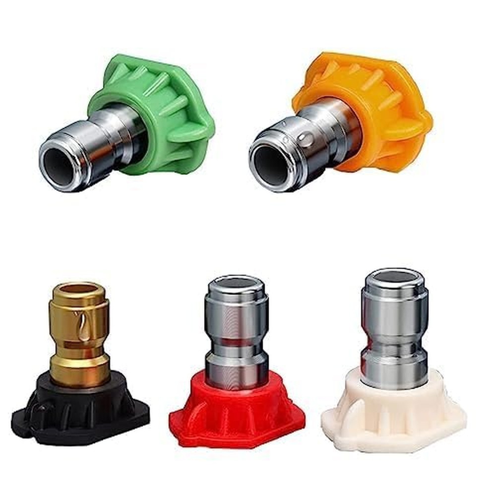 Pressure Washer Tips Set Multiple Degrees, 4.5 GPM Power Washer Nozzle Tips 5...