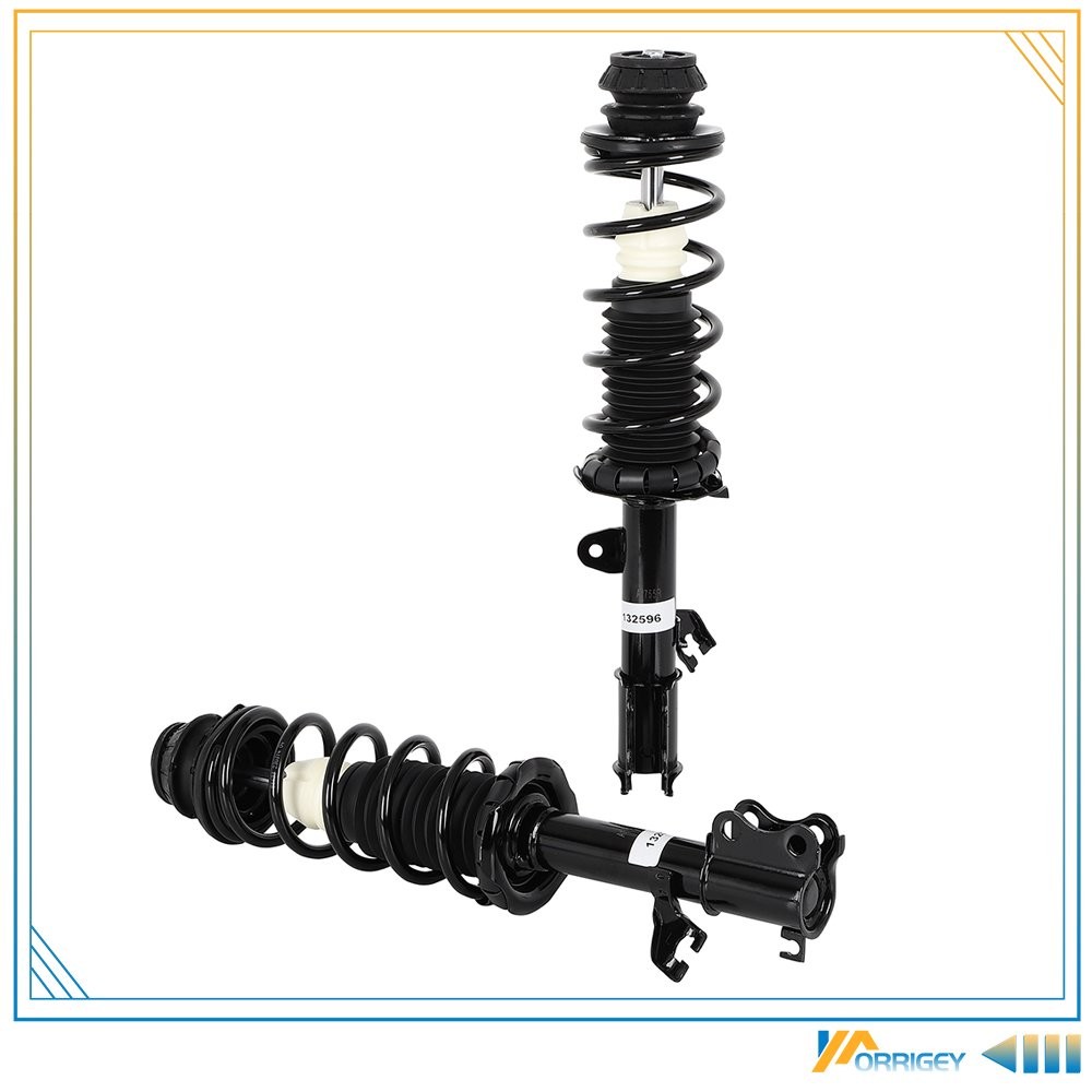 2Pcs Front Complete Struts Shock Absorbers For 2012-2019 Nissan Versa Note