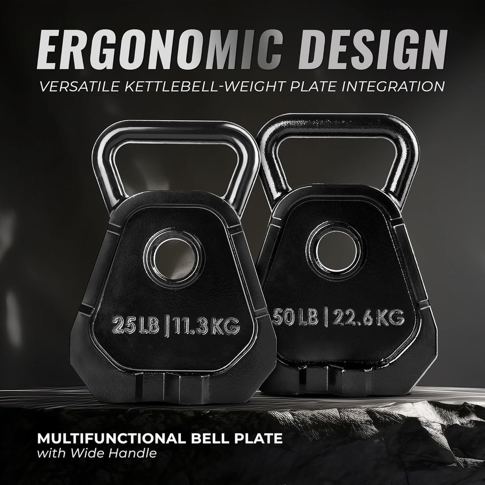Kettlebell Special Shape, Upgraded &Multifunctional for Advanced Training, So...