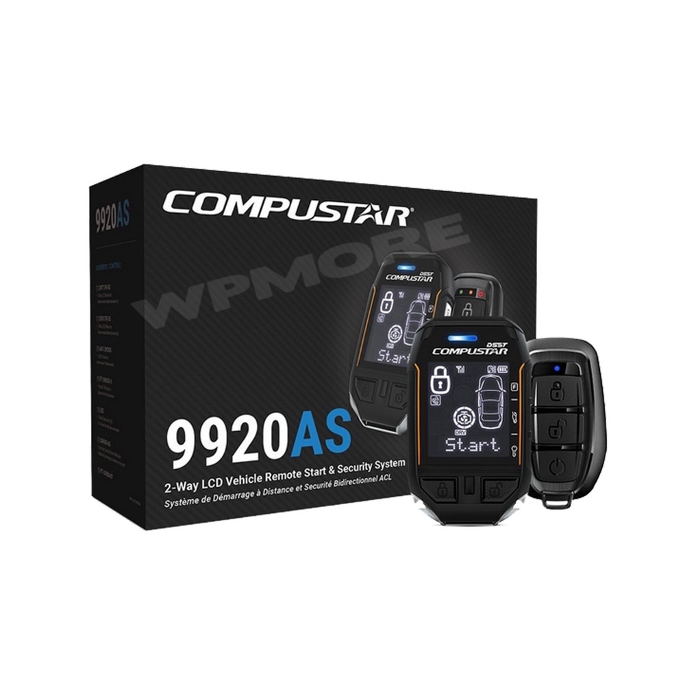 Compustar CS9920-AS 2-Way Remote Start Security + Drone X2-MAX + Blade-AL