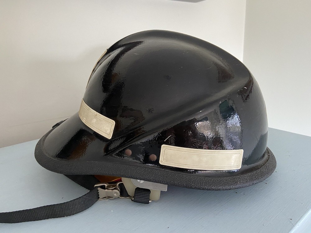 Black Firefighter Helmet