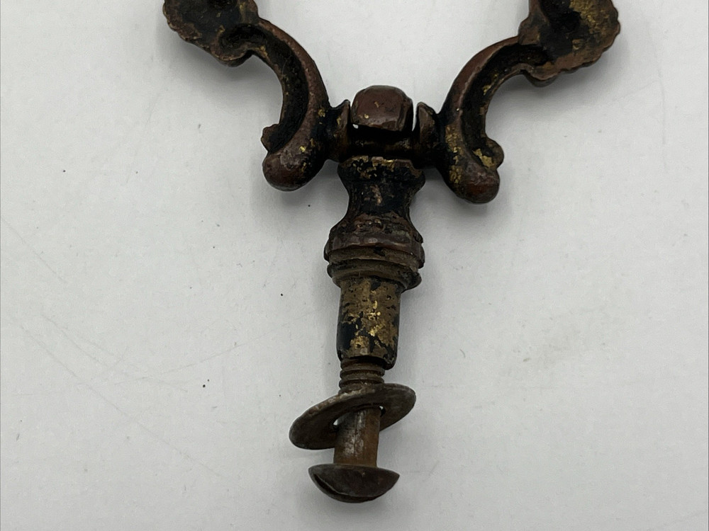 Antique Brass Copper Drawer Pull Drop Ring Pull Knob